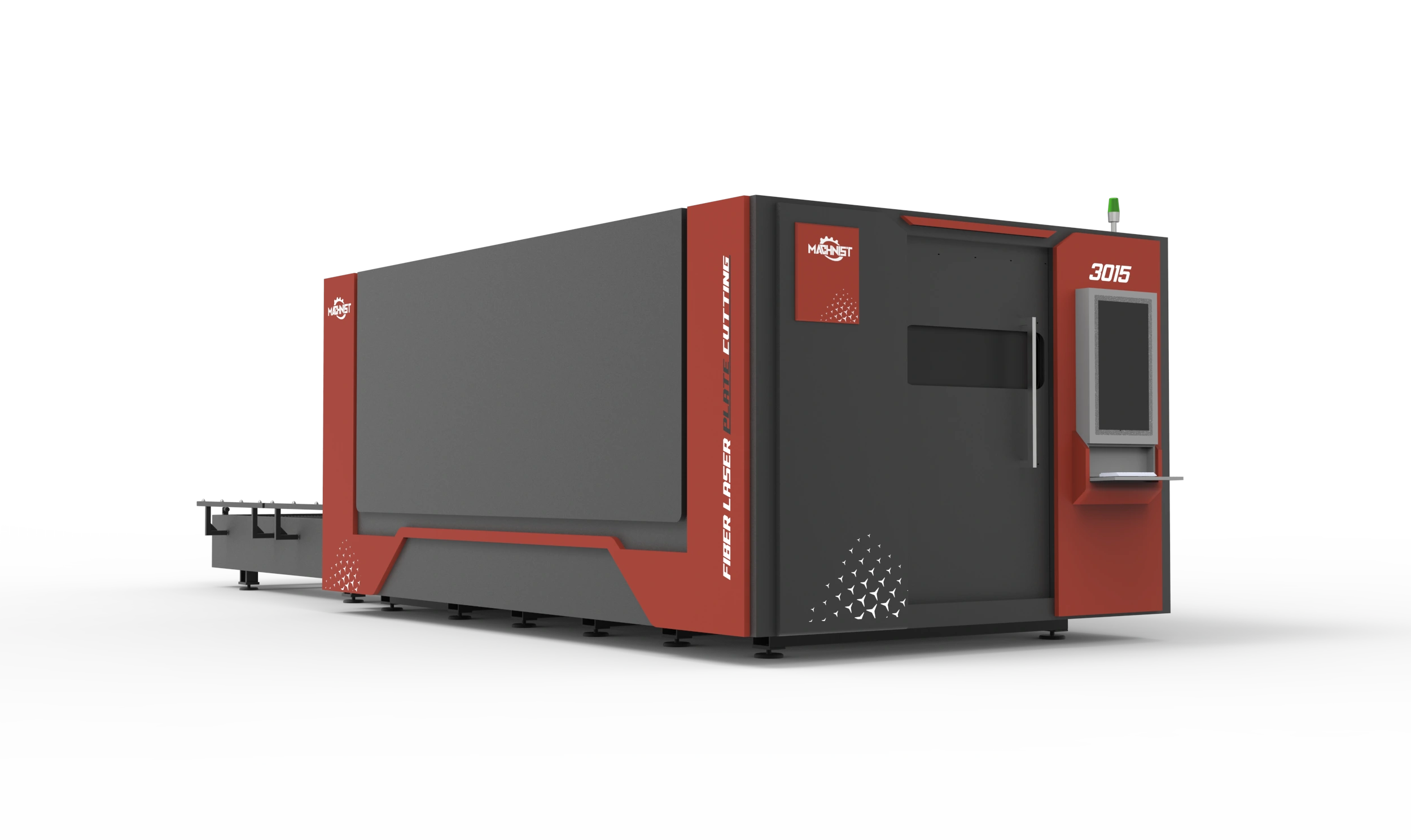 3015 fiber laser cutting machine exchange table with full cover